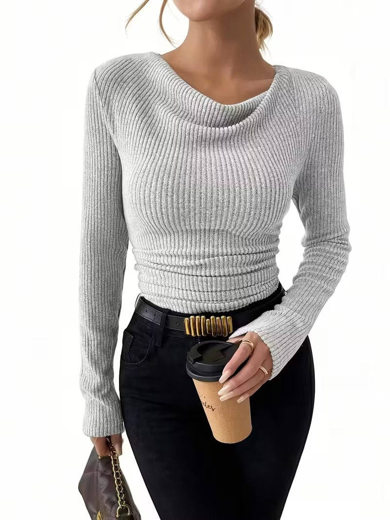 Pull femme en maille – vue du vêtement