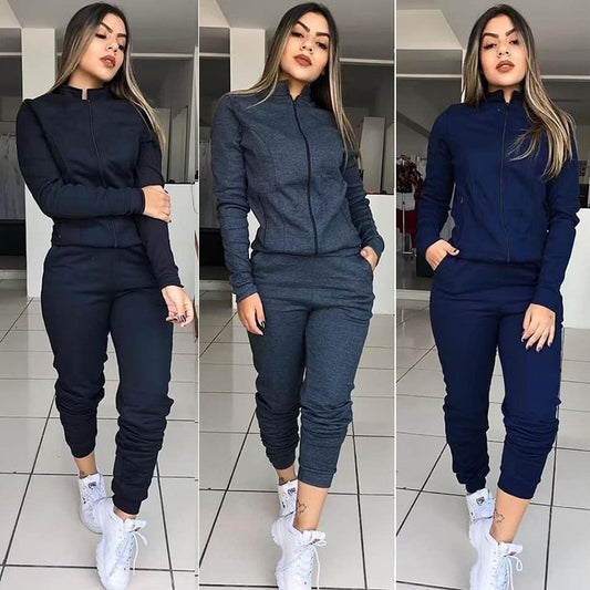 Ensemble femme 2 pièces veste pantalon sport casual - vue principale - Ma boutique & co