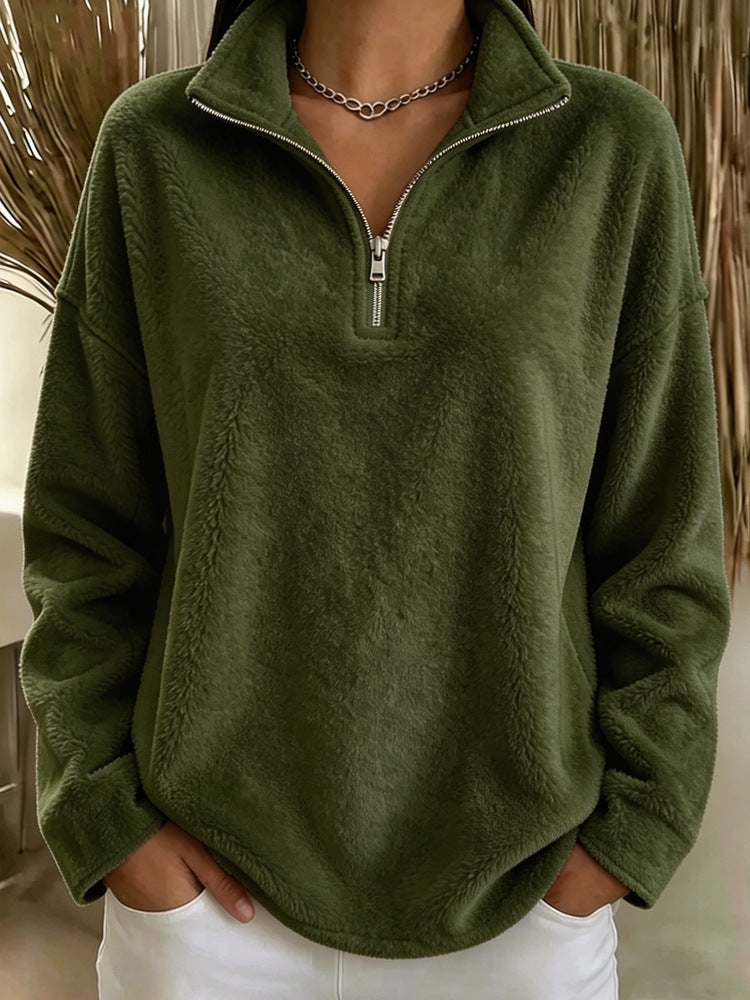 Sweat femme polaire écru - Ma boutique & co