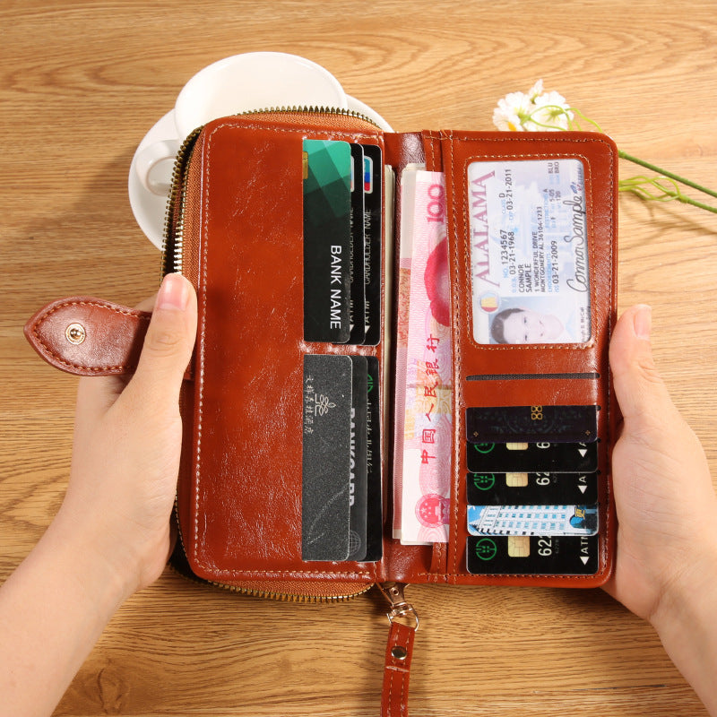 Portefeuille long femme - intérieur porte-cartes - Ma boutique & co