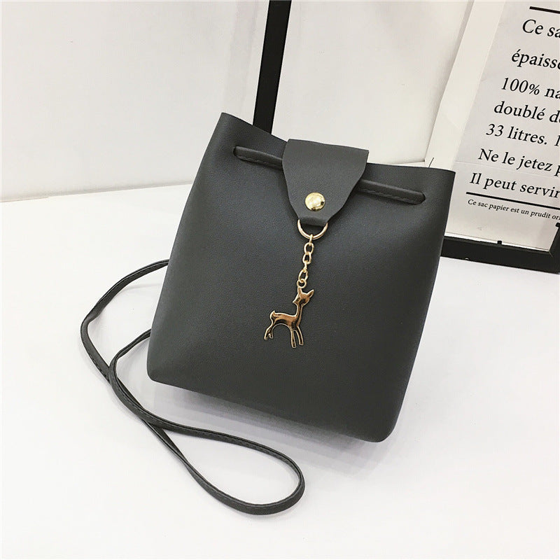 Sac bandoulière femme rétro noir - Ma boutique & co