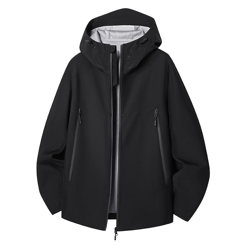Veste softshell homme portée - Ma boutique & co