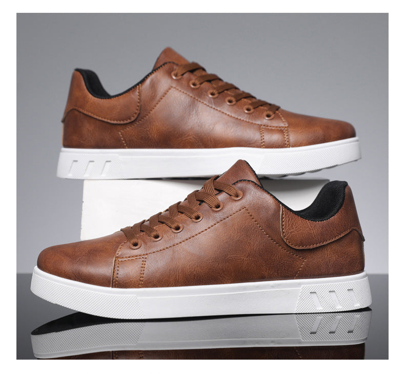 Chaussures homme marron - vue de profil - Ma boutique & co