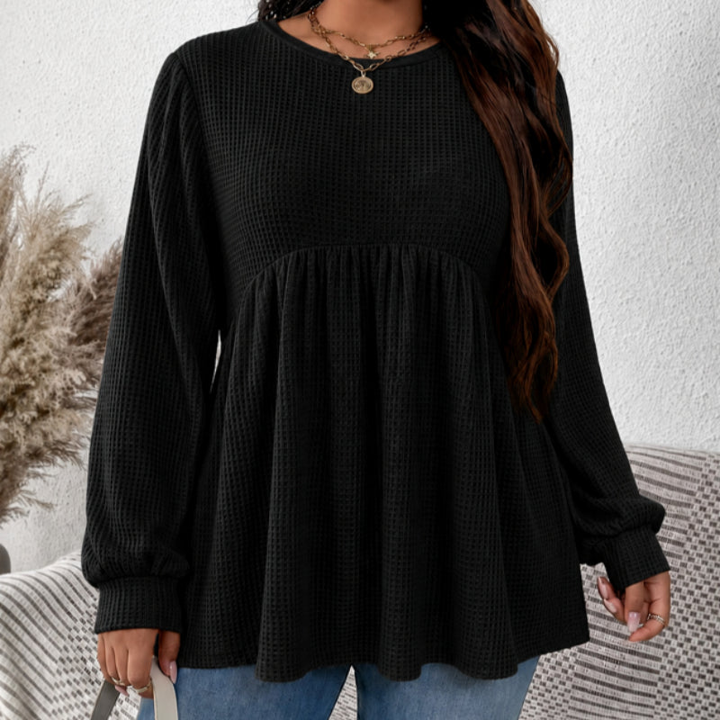 Chemise évasée femme unie coupe fluide - vue principale - Ma boutique & co