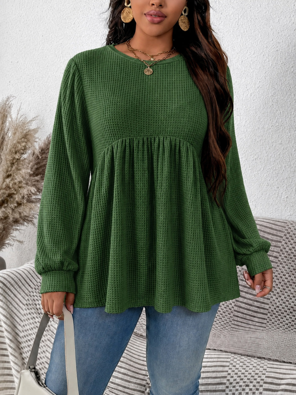 Chemise évasée femme - vue de dos - Ma boutique & co