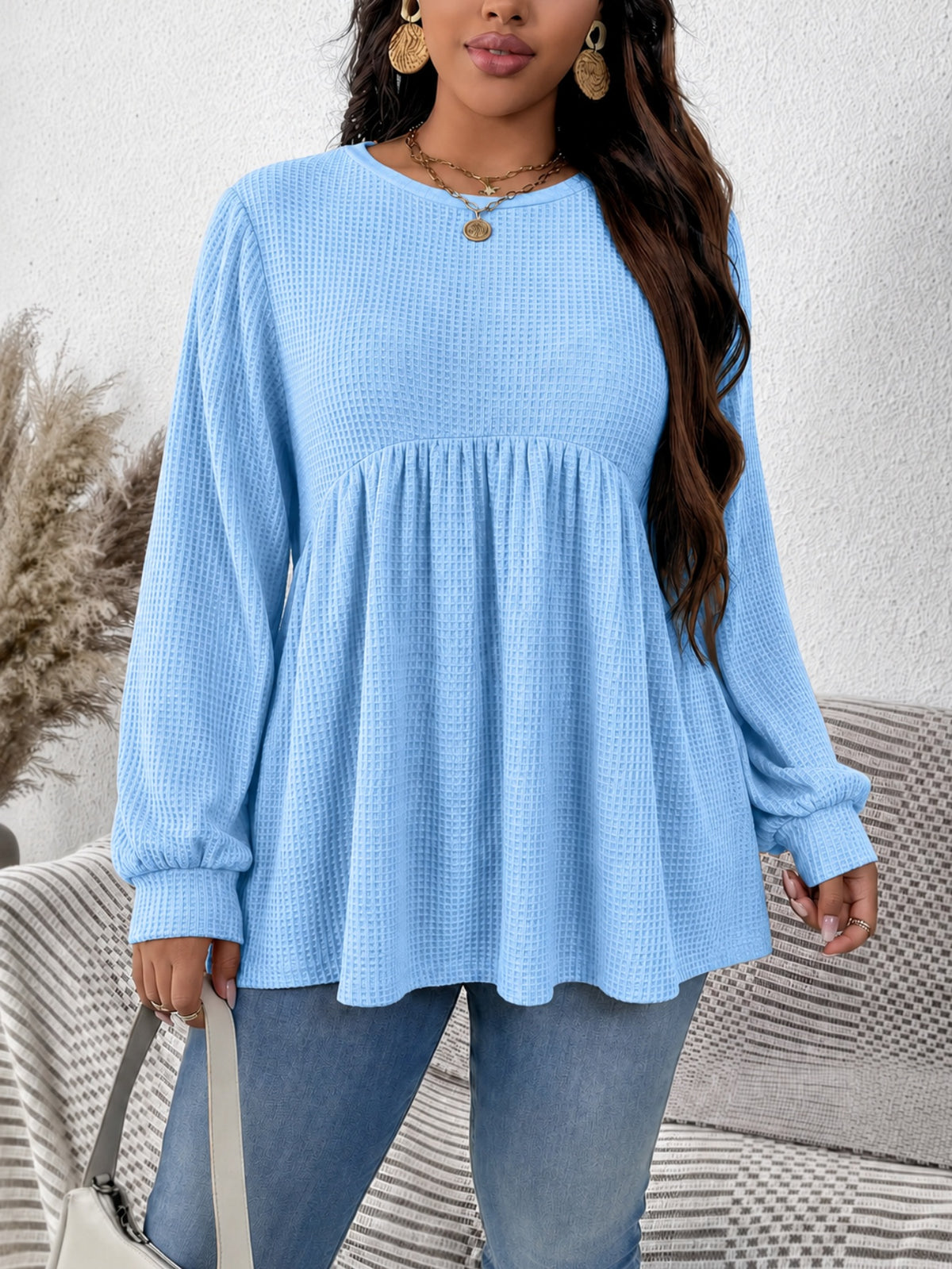Chemise évasée femme portée - Ma boutique & co