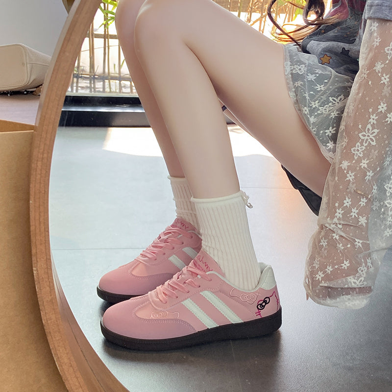 Baskets rétro femme portées - Ma boutique & co