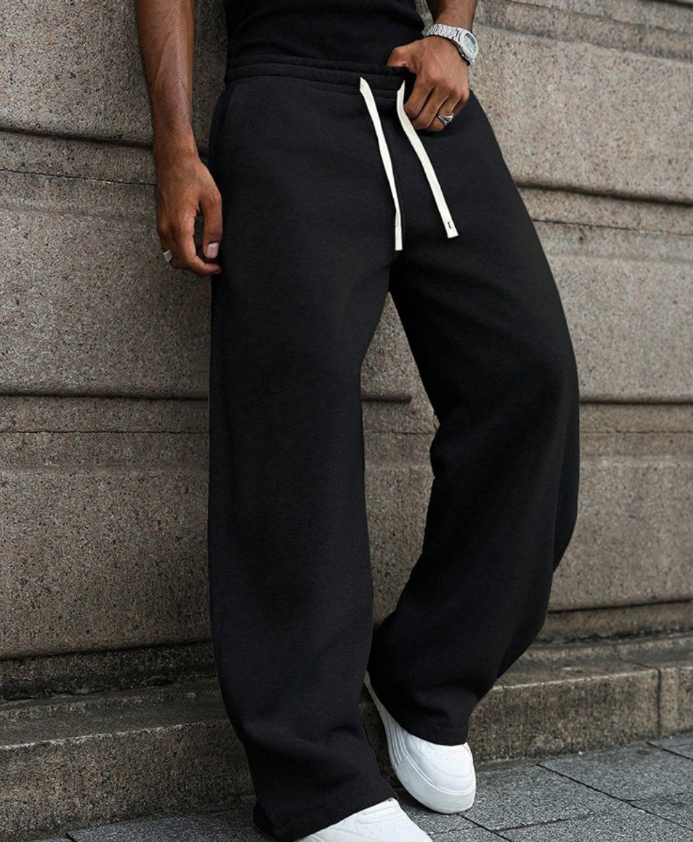 Jogging homme coupe ample noir - Ma boutique & co