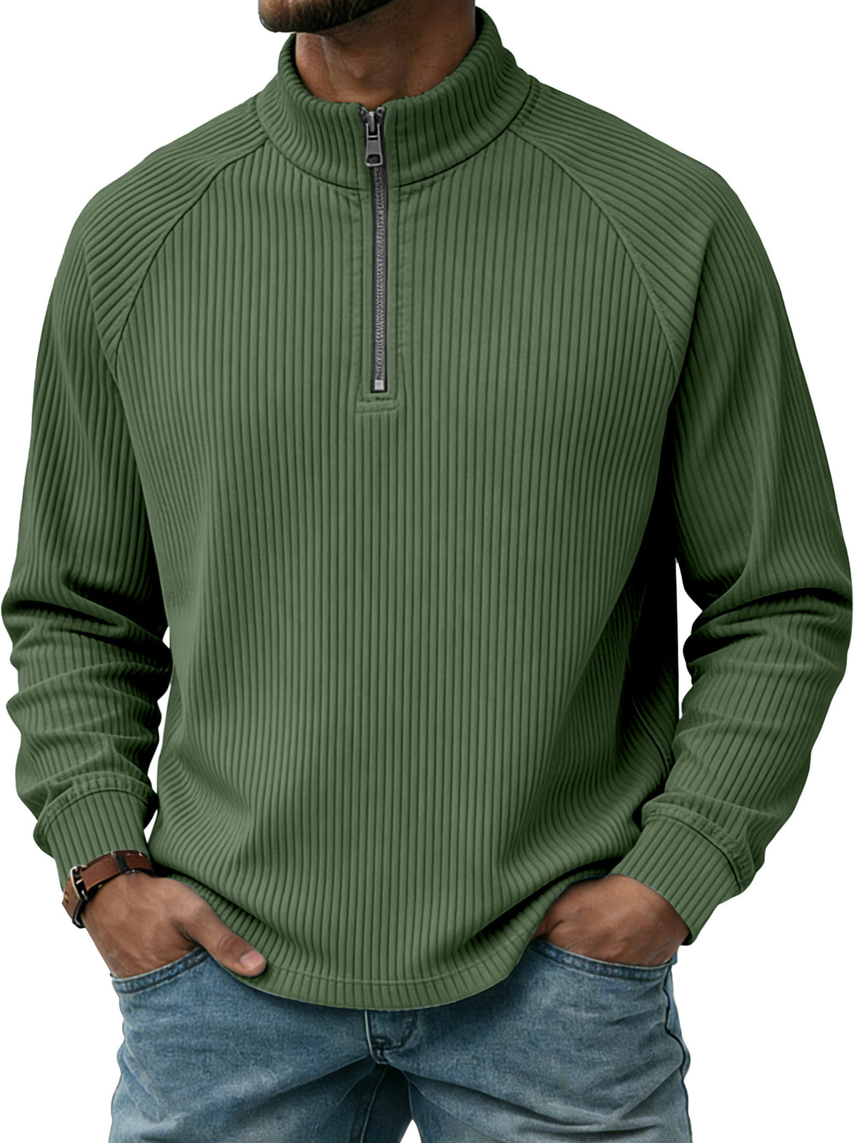 Polo homme zippé noir - Ma boutique & co