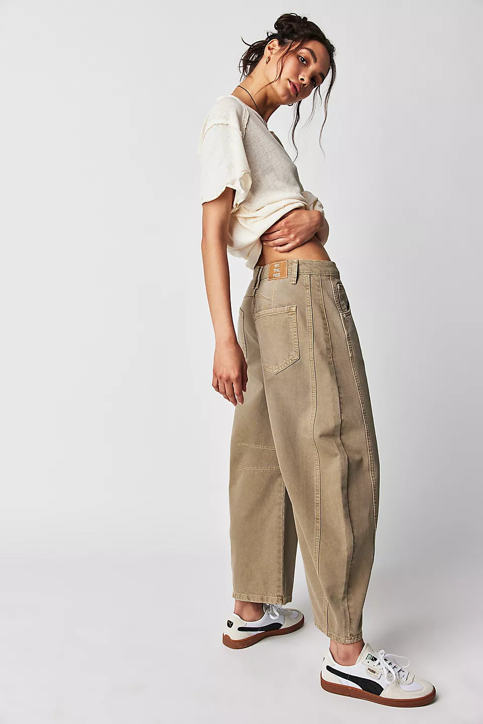 Jean femme baggy - détail taille - Ma boutique & co