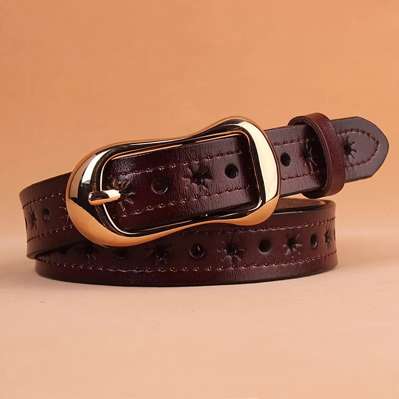 Ceinture canvas femme marron - Ma boutique & co