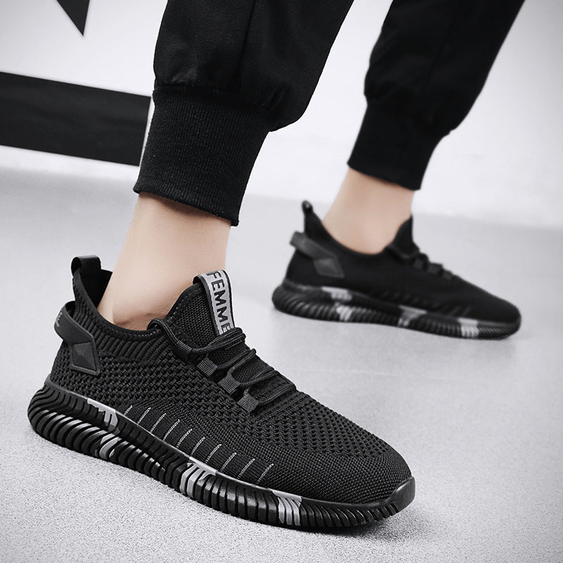 Sneakers homme mesh - vue latérale - Ma boutique & co
