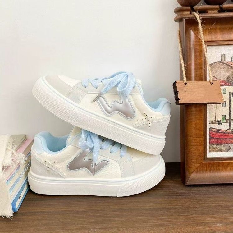 Baskets femme style skate - vue de dessus - Ma boutique & co