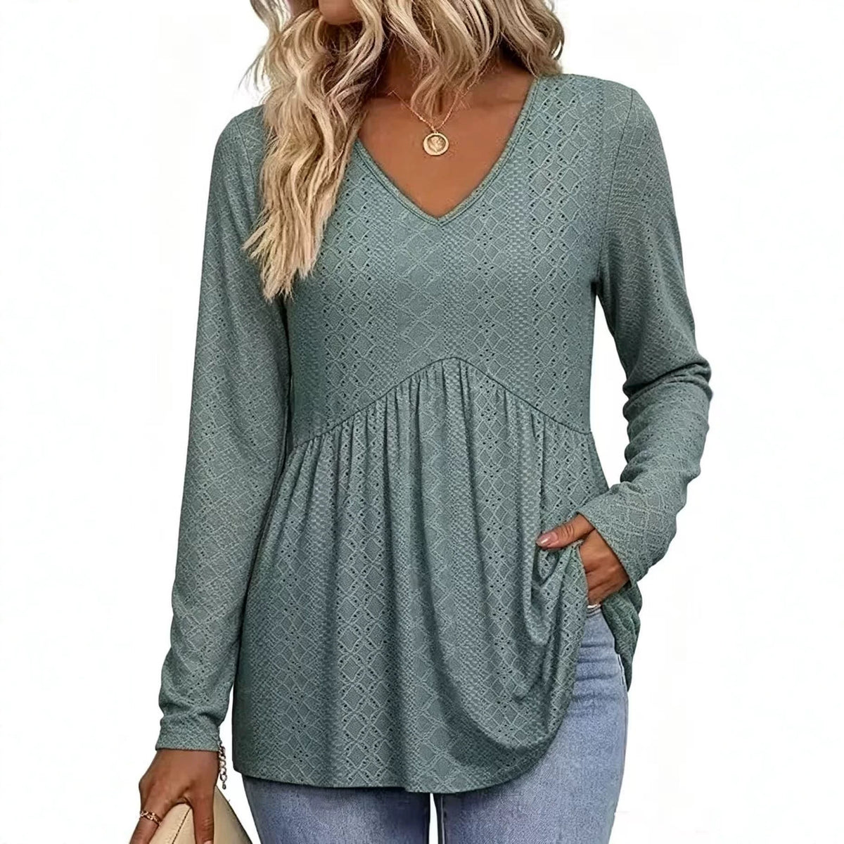 Haut uni femme découpe tendance - vue 7 - Ma boutique & co