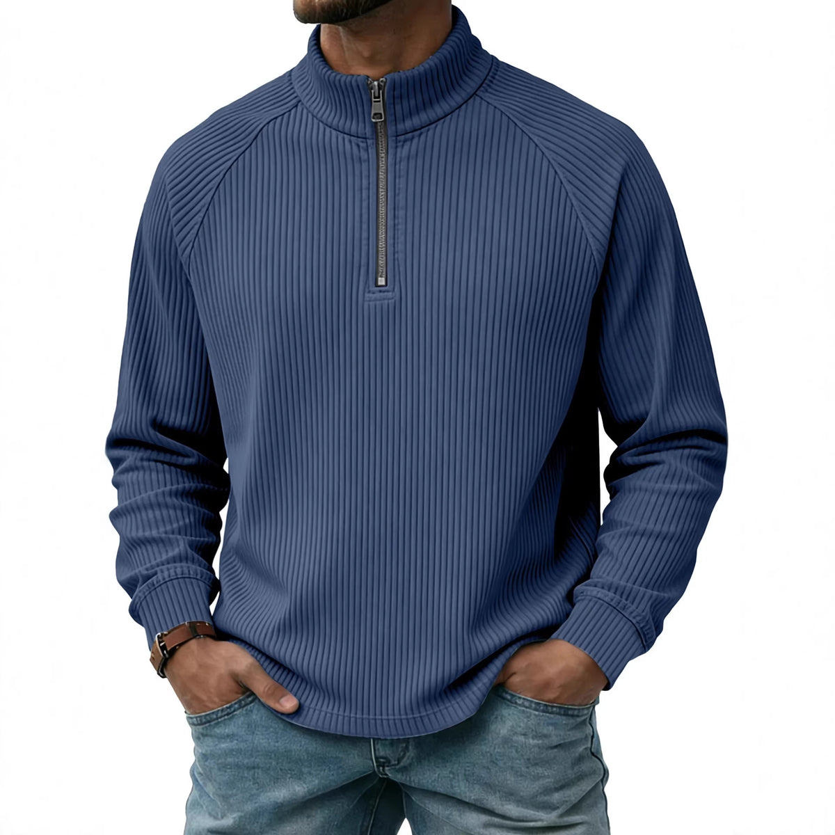 Polo homme zippé style moderne - Ma boutique & co