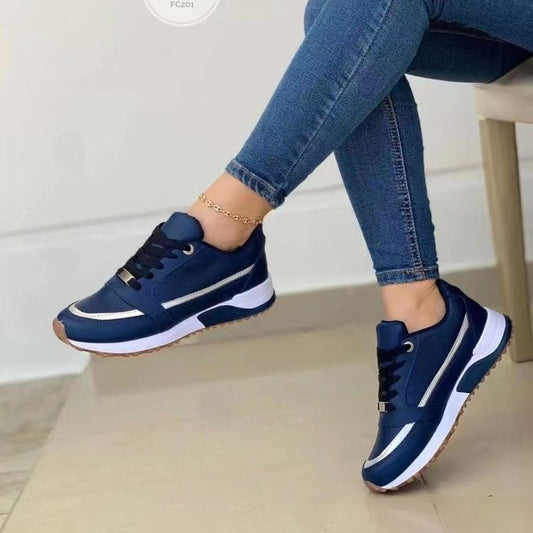 Baskets femme confortables légères élégantes - vue principale - Ma boutique & co