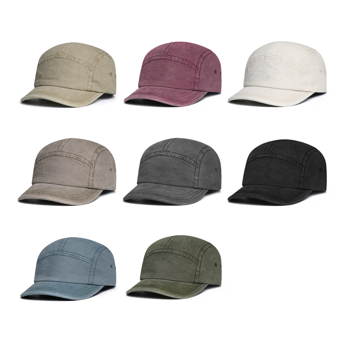 Casquette baseball workwear washed 5 panneaux - vue principale - Ma boutique & co