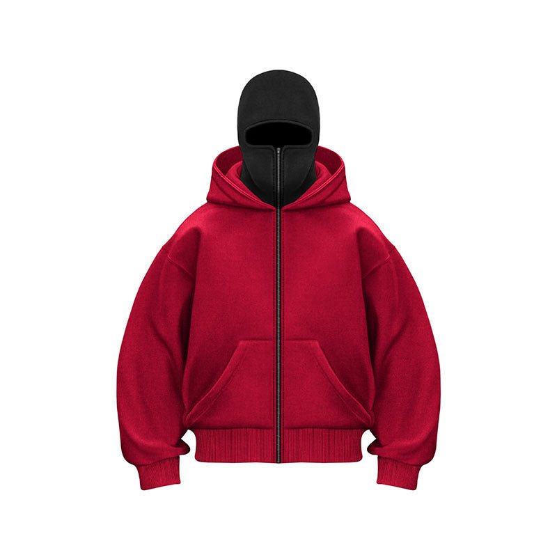 Sweat zippé double curseur - vue de dos - Ma boutique & co
