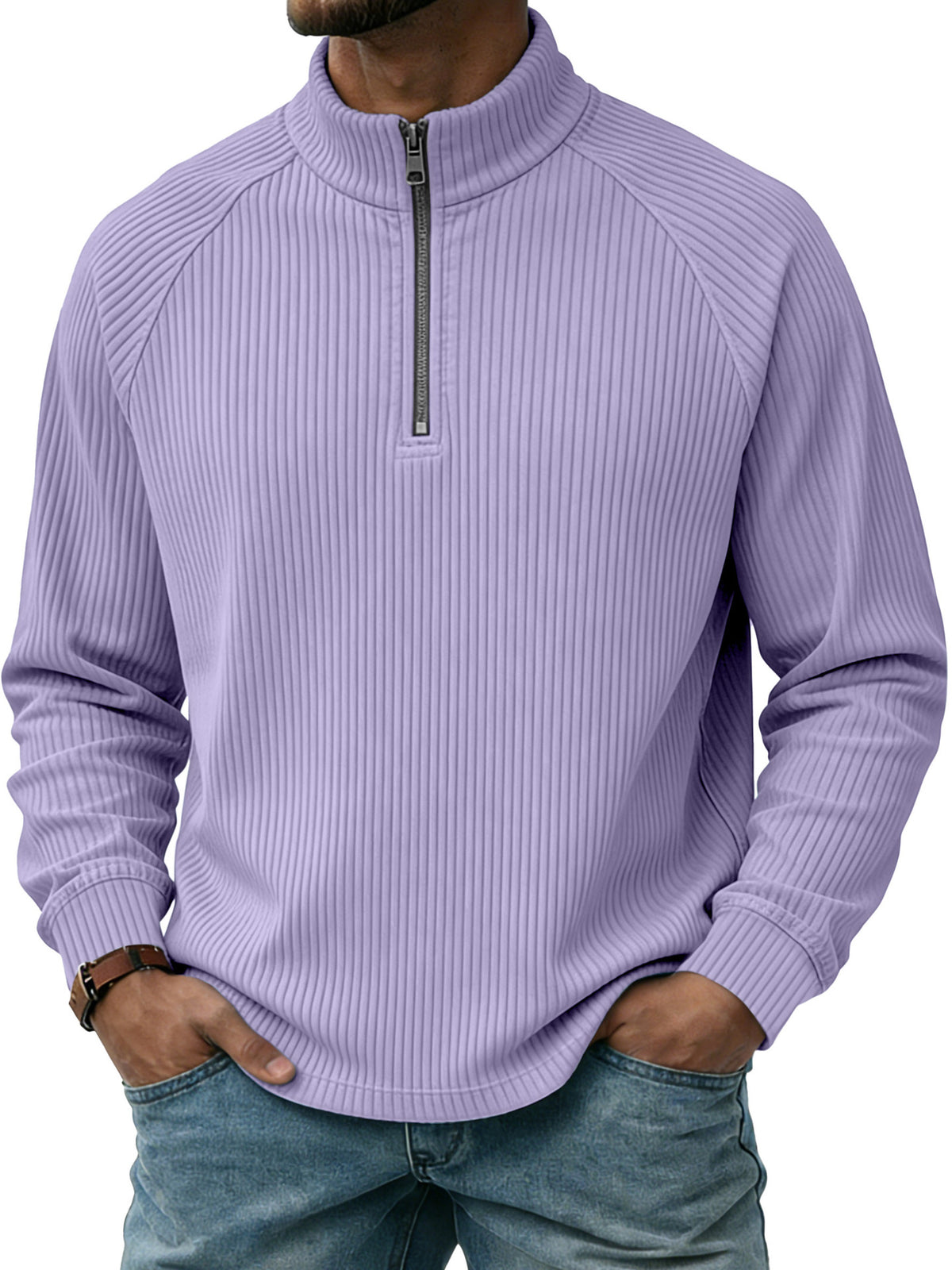 Polo homme zippé casual-chic - Ma boutique & co