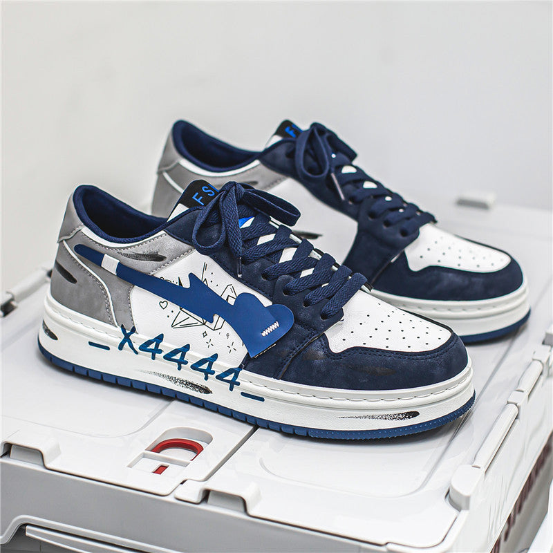 Chaussures skate graffiti - vue latérale - Ma boutique & co