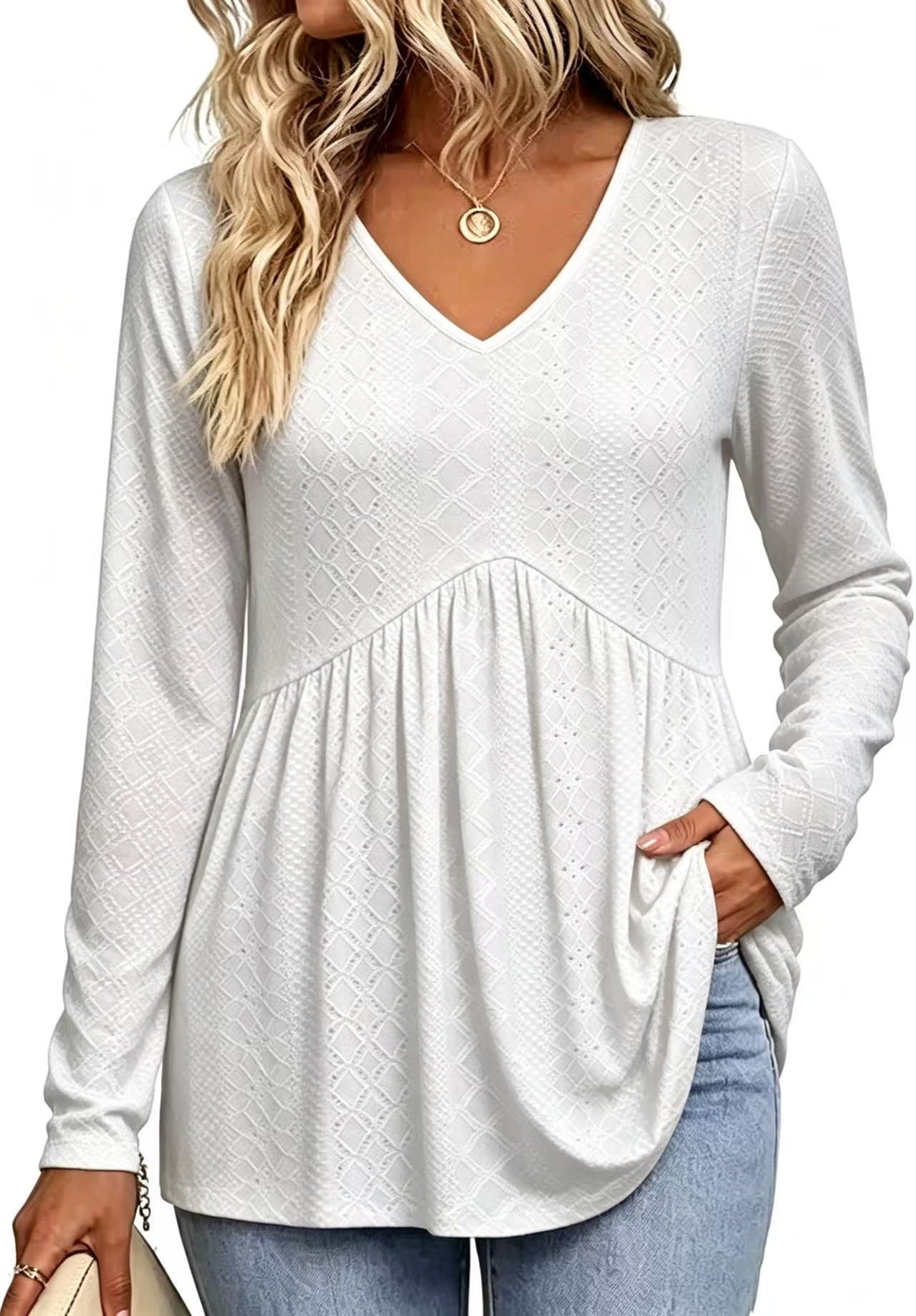 Haut uni femme découpe tendance - vue 5 - Ma boutique & co