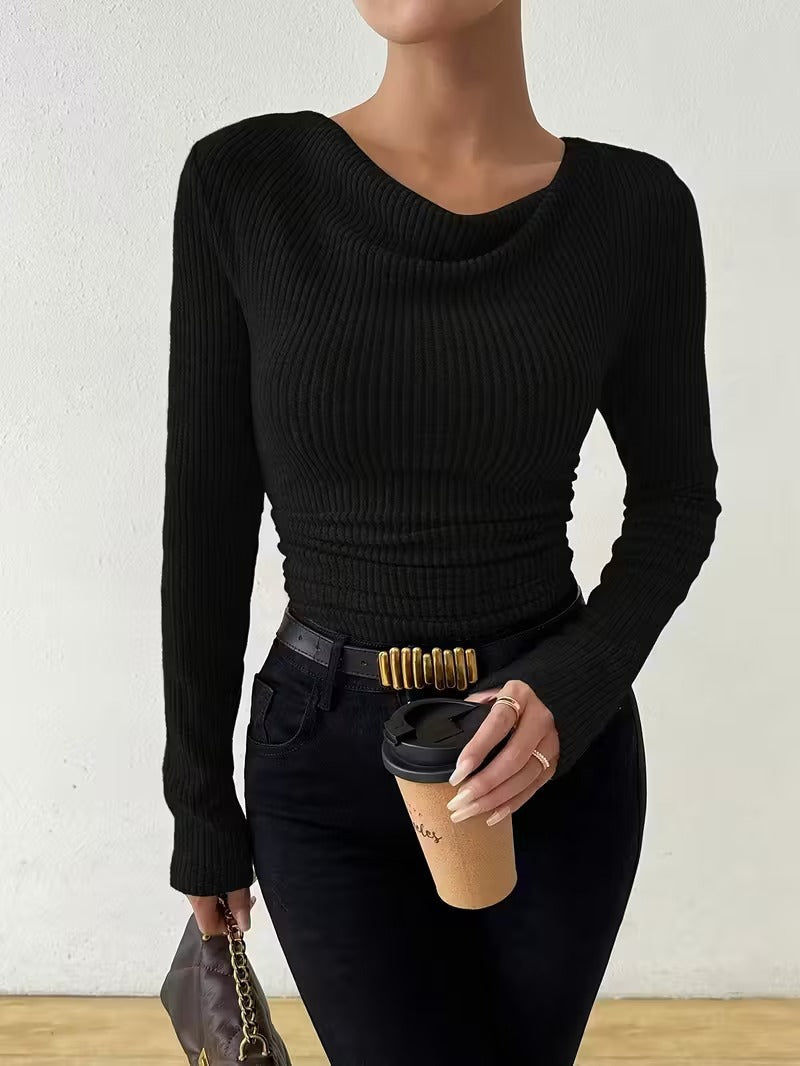 Pull femme décontracté en maille