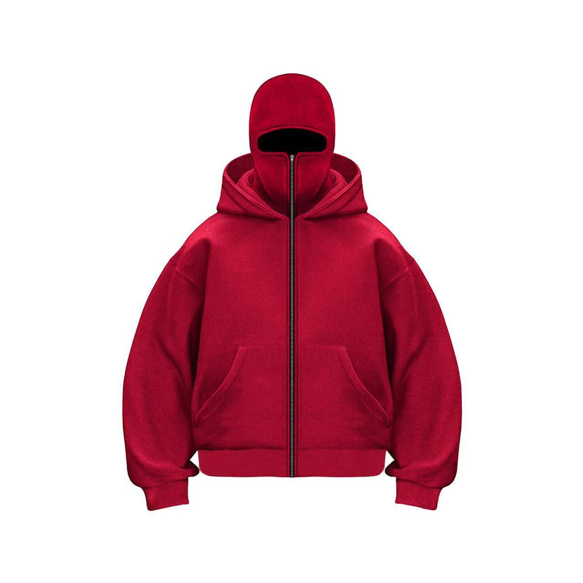 Sweat zippé double curseur unisexe coupe ample - vue principale - Ma boutique & co