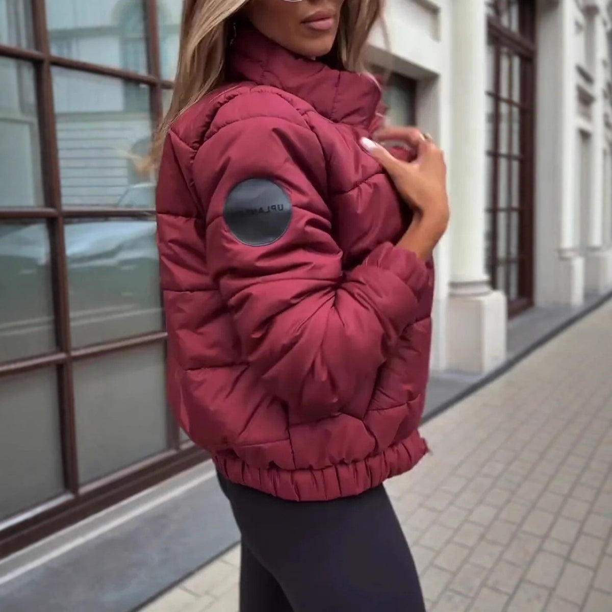 Doudoune courte femme - détail col montant - Ma boutique & co