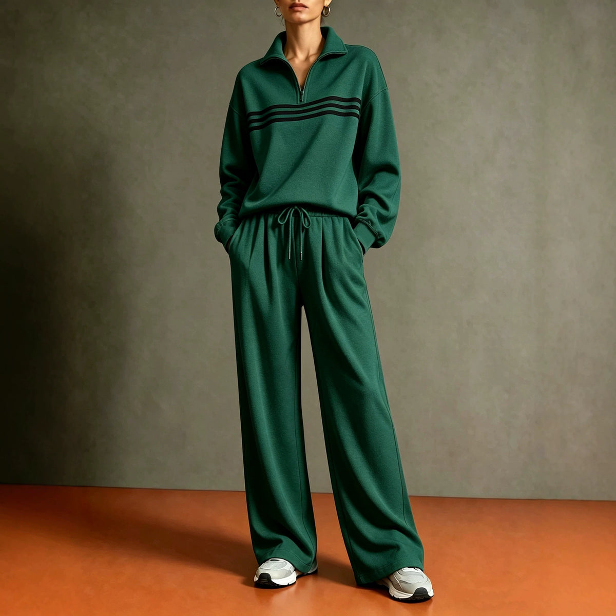 Ensemble 2 pièces femme col roulé - vue de dos - Ma boutique & co