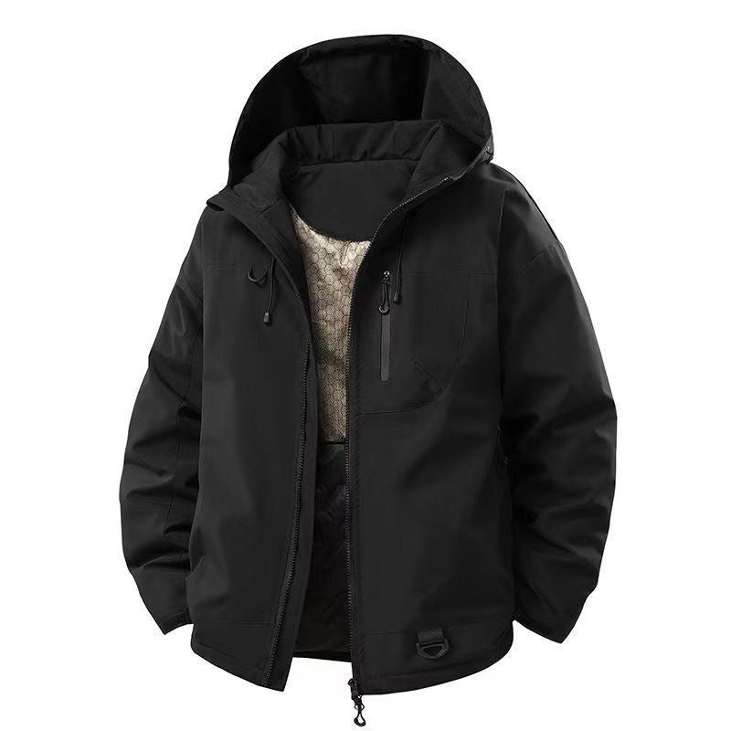 Veste homme imperméable noire - Ma boutique & co
