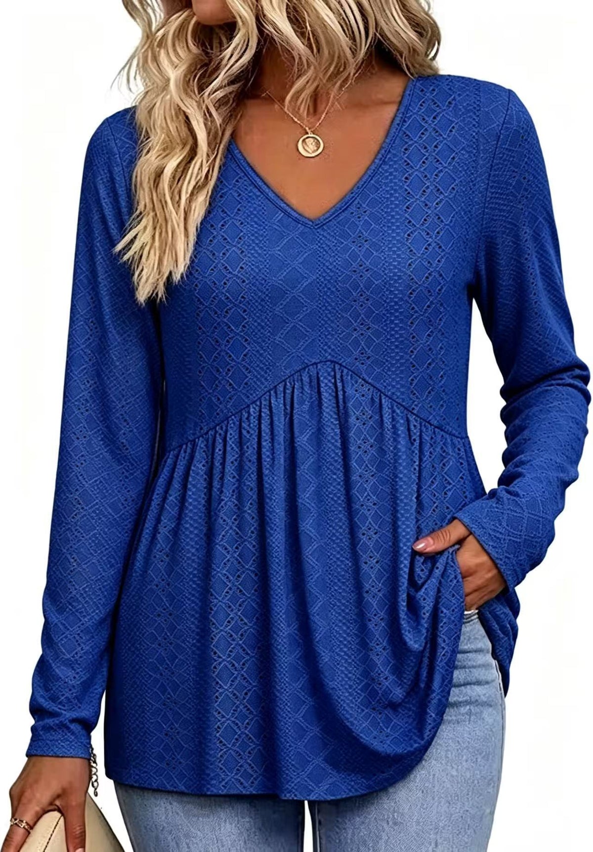Haut uni femme découpe tendance - vue 8 - Ma boutique & co