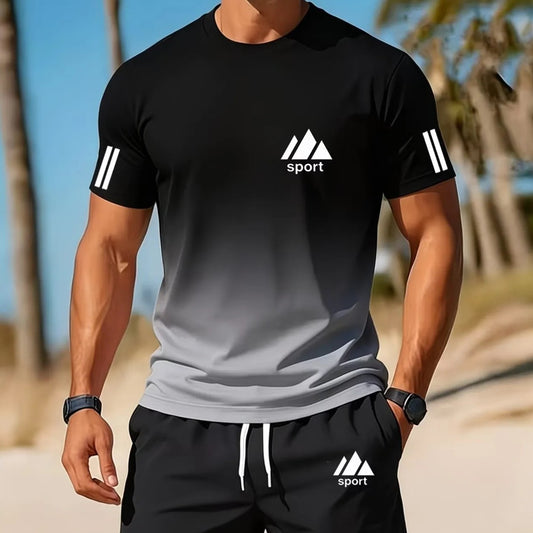 Ensemble sport homme dégradé confort urbain - vue principale - Ma boutique & co