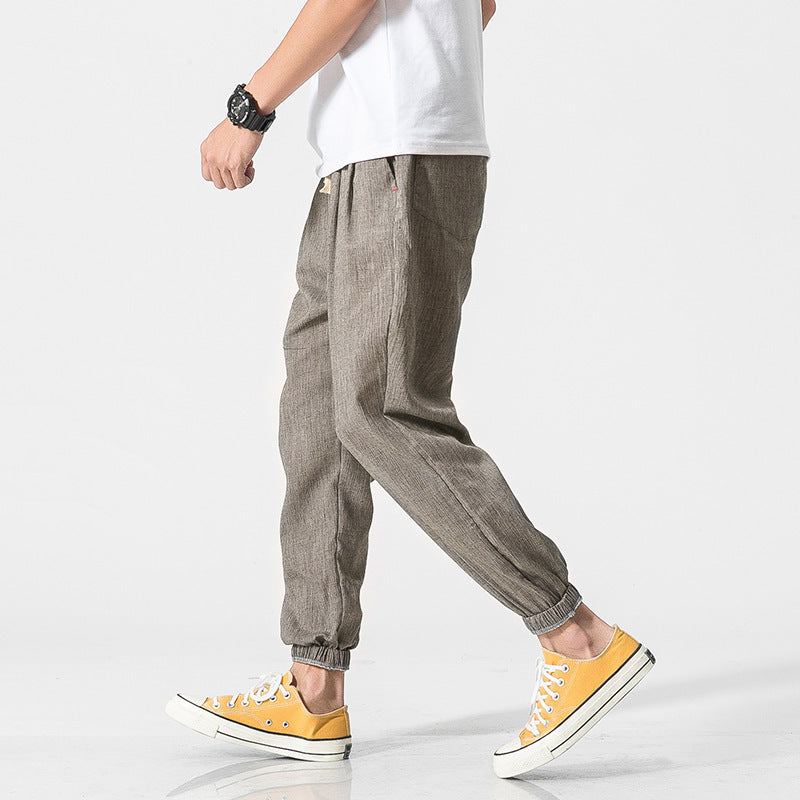 Pantalon sarouel homme - détail taille cordon - Ma boutique & co