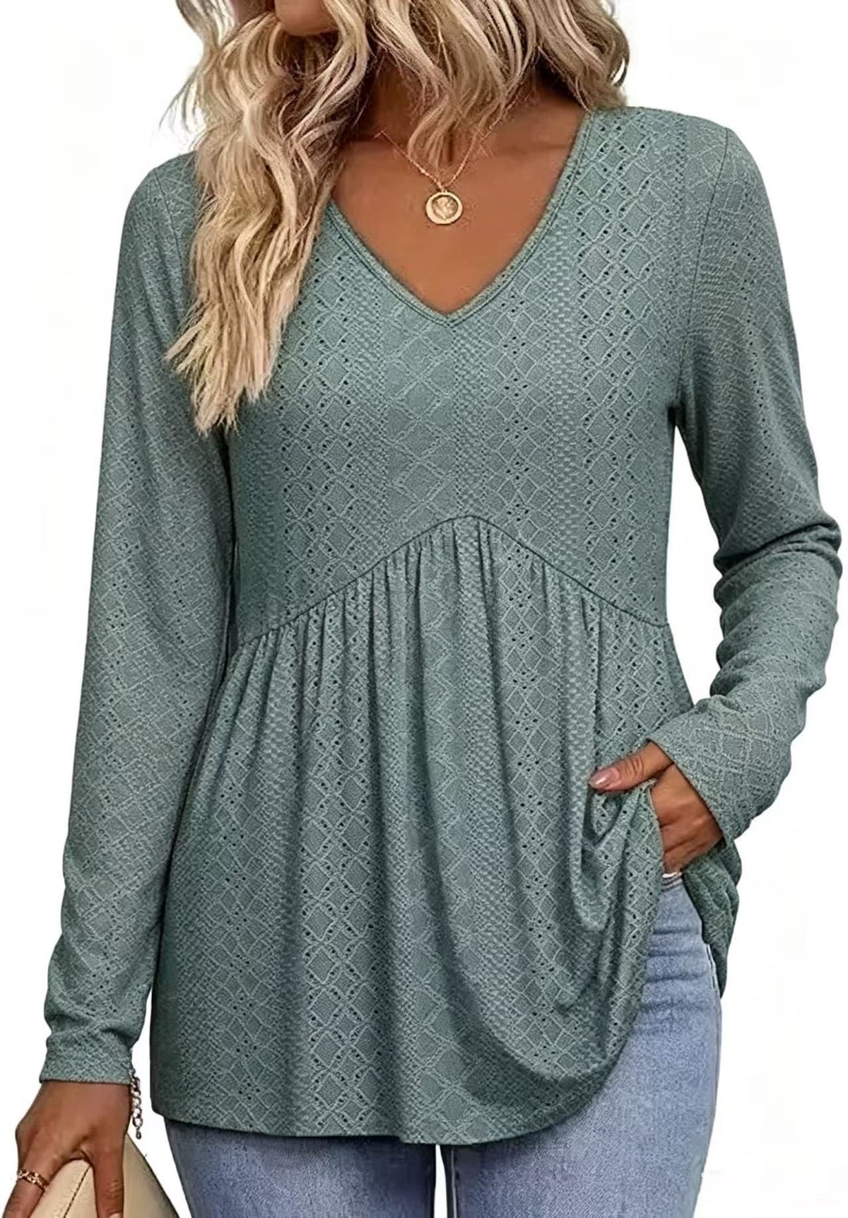 Haut uni femme découpe tendance - vue 4 - Ma boutique & co